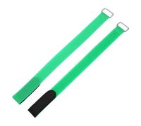 sourcing map 2Pcs Reusable Battery Tie Down Straps,0.8x12" Green Nylon Multipurpose Battery Hold Down Adjustable Cinch Strap Hook Loops Fastening Tie for Quadcopters FPV RC Drone Boat Cars