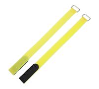 sourcing map 2Pcs Reusable Battery Tie Down Straps,0.8x12" Yellow Nylon Multipurpose Battery Hold Down Adjustable Cinch Strap Hook Loops Fastening Tie for Quadcopters FPV RC Drone Boat Cars