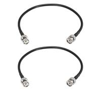 sourcing map 2PCS RG58 Coaxial Cable 1ft/0.3 M, BNC Male to BNC Male Coax Cable 50 Ohm Low Loss Cable for CB Radio, Ham Radio, Antenna Analyzer