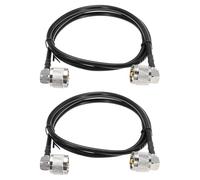 sourcing map 2PCS RG58 Coaxial Cable 3ft/0.9 M, UHF PL-259 Male to Male Coax Cable 50 Ohm Low Loss Digital Cable for CB Radio, Antenna Analyzer, SWR Meter