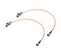 sourcing map 2pcs RG6 Splitter Coax Cable 3 Way F Male to 2 F Male Adapter 11.8inch 75 Ohm for Antenna, TV, Video, DVD Player, RG316 Coaxial Cable