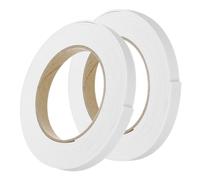 sourcing map 2pcs Rolls Single Sided Foam Tape Removeable EVA Sponge Mounting Tape Strong Adhesive Tape Strips(White, 13ft x 1/2" x 1/16") for Home Paint Wall Hanging Poster Decor