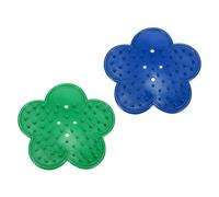 sourcing map 2pcs Rose Thorn Stripper Tool Set 4.7" PVC Flower Thorn Leaf Remover Flower Stem and Leaf Stripping for Gardening Home Florist Arrangement, Blue Green