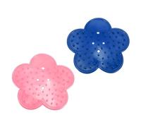 sourcing map 2pcs Rose Thorn Stripper Tool Set 4.7" PVC Flower Thorn Leaf Remover Flower Stem and Leaf Stripping for Gardening Home Florist Arrangement, Blue Pink