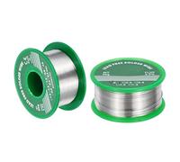 sourcing map 2pcs Rosin Core Solder, 50g Tin Flux Core Solder 0.3mm & 0.6mm for Electrical Soldering