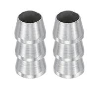 sourcing map 2pcs Round Axe Handle Wedge 12mm Extended Safety Metal Handle Wedges Hammer for Axe Claw Hammer Sledge, Silver