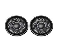 sourcing map 2Pcs Round Internal Magnet Speaker Loudspeaker 8 Ohm 2W 1.5 inch Dia Steel Shell