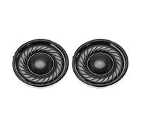 sourcing map 2Pcs Round Internal Magnet Speaker Loudspeaker 8 Ohm 2W 23mm Dia Steel Shell