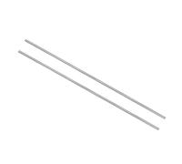 sourcing map 2pcs Round Steel Metal Rods, 2mm x 200mm High Speed Steel (HSS) Lathe Bar Stock Tool, for Shaft Gear Drill Lathes Boring Machine Turning Miniature DIY Craft