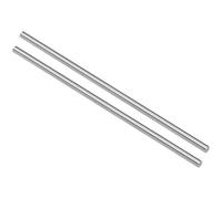 sourcing map 2pcs Round Steel Metal Rods, 3.1mm x 100mm High Speed Steel (HSS) Lathe Bar Stock Tool, for Shaft Gear Drill Lathes Boring Machine Turning Miniature DIY Craft, 2pcs