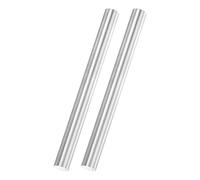 sourcing map 2Pcs Round Steel Rods, 9.5mm x 100mm SKD11 Steel Solid Lathe Bar Stock Tool for Shaft Gear Drill Lathes Boring Machine