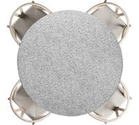 sourcing map 2Pcs Round Table Cover, Round Fitted Tablecloth with Elastic Edge Picnic Table Cloth for Patio Dining Camping Outdoor Fits 28"-35", Gray