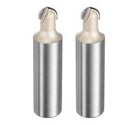 sourcing map 2pcs Router Bit Core Box 1/2 Shank 5/16 Inch Cutting Dia 1Flutes Tungsten Steel