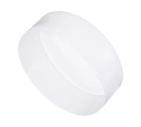 sourcing map 2pcs Rubber End Caps 150mm(5 15/16") ID Vinyl Round Tube Bolt Cap Cover Screw Thread Protectors Clear