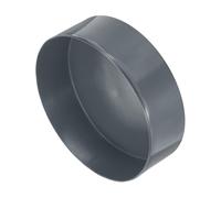 sourcing map 2pcs Rubber End Caps 180mm(7 1/16 Inch) ID x 80mm(3 1/8 Inch) H Vinyl Round Tube Bolt Cap Cover Screw Thread Protectors Dark Grey