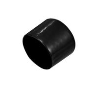 sourcing map 2pcs Rubber End Caps 52mm(2 1/16") ID Vinyl Round Tube Bolt Cap Cover Screw Thread Protectors Black