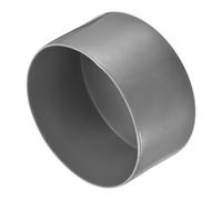 sourcing map 2pcs Rubber End Caps 95mm ID Vinyl Round Tube Bolt Cap Cover Screw Thread Protectors Dark Grey