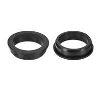 sourcing map 2Pcs Rubber Grommets 2-7/16"(62mm) Drill Hole, 2-1/16"(52mm) ID Hole Top Hat Grommet Black Silicone Rubber Hole Plug Gasket for Wiring, Automotive