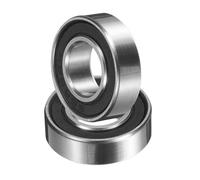 sourcing map 2Pcs S688-2RS Hybrid Ceramic Ball Bearing 8 x 16 mm, 440 Stainless Steel Fishing Reel Bearings Double Sealed, (ABEC3)