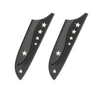 sourcing map 2Pcs Safety Knife Covers Sleeves, Universal PP Knife Sheaths Edge Guards Blade Protector Covers for 5.1" Paring Knives Portable for Kitchen Camping Picnics Accessory, Black