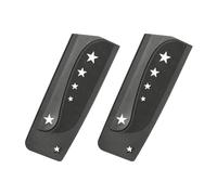 sourcing map 2Pcs Safety Knife Covers Sleeves, Universal PP Knife Sheaths Edge Guards Blade Protector Covers for 7.3" Chopping Knives Portable for Kitchen Camping Picnics Accessories, Black