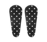 sourcing map 2Pcs Scissors Sheath, 2.6" x 1" Scissors Cover Protector PU Leather Portable Collect Bags for Eyebrow Trimming Beauty Tool Protection, Black