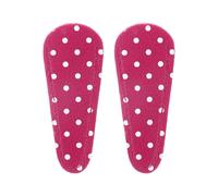 sourcing map 2Pcs Scissors Sheath, 2.6" x 1" Scissors Cover Protector PU Leather Portable Collect Bags for Eyebrow Trimming Beauty Tool Protection, Rose Red