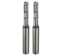 sourcing map 2pcs SDS Max Ground Rod Driver 23/64" for 15/32" Ground Rods Driver Adapter Bits for Rotary Hammer Drill Tool 5.7" Long