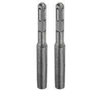 sourcing map 2pcs SDS Max Ground Rod Driver 23/64" for 3/8" Ground Rods Driver Adapter Bits for Rotary Hammer Drill Tool 5.31" Long