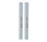 sourcing map 2pcs Sharpening Stones 240 Grit Rectangle Green Silicon Carbide Knife Whetstone