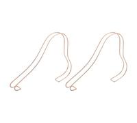 sourcing map 2Pcs Shoe Display Stand, Stainless Steel High Heel Shoe Display Stand, Rust-proof Sandals Shoe Support Rack Holder Forms Inserts for Shoe Store Retail Home, Rose Gold