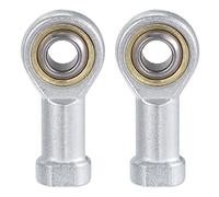 sourcing map 2pcs SI10TK PHSA10 Spherical Rod End Bearing 10mm Bore Self-lubricated Joint Bearing M10x1.5 Right Hand Female Thread Connector