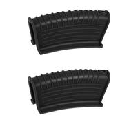 sourcing map 2pcs Silicone Assist Hot Pan Handle Holder Hot Skillet Handle Covers Pot Holder Sleeve Non-Slip Heat Resistant for Kitchen Pot Frying Pans Cookware Black