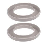 sourcing map 2pcs Silicone Bobbins Ring Holder for Organizing Metal or Plastic Sewing Machine Thread Spool, Beige