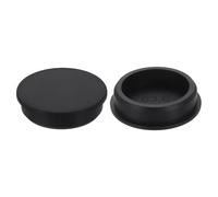 sourcing map 2Pcs Silicone Hole Plug, Waterproof Round Rubber Stoppers Bottle Seal Plugs Tube Pipe End Caps for 62mm/2.44" Hole for Bathtub Bottle, Black