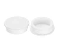 sourcing map 2Pcs Silicone Hole Plug, Waterproof Round Rubber Stoppers Bottle Seal Plugs Tube Pipe End Caps for 52mm/2.05" Hole for Bathtub Bottle, White