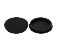 sourcing map 2Pcs Silicone Hole Plug, Waterproof Round Rubber Stoppers T-Shaped Sealing Plugs Pipe End Caps Fit 125mm/4.92" Hole for Coating Plating, Black
