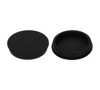 sourcing map 2Pcs Silicone Hole Plug, Waterproof Round Rubber Stoppers T-Shaped Sealing Plugs Pipe End Caps Fit 95mm/3.74" Hole for Coating Plating, Black