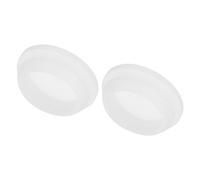 sourcing map 2pcs Silicone Snap in Locking Hole Plugs,26mm/1 Inch Mounting Diameter Narrow Groove Width 2.5mm Panel Seal Cover Round for Kitchen Bulkheads Waterproof Sealing Plugs Clear