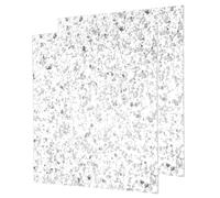 sourcing map 2Pcs Silver Glitter Acrylic Sheets 1/8" Thickness 8"x8" Transparent Sparkly PMMA Plastic Sheets Extruded Blanks Acrylic for Laser Cutting and Engraving DIY Art Crafting