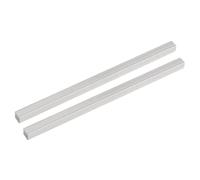 Sourcing Map 2Pcs Silver Iron Door Spindle, 140 x 7mm, Door Knob Replacement Spindle