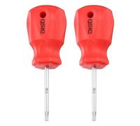 sourcing map 2pcs Small Hex Screwdriver T20 105mm Length S2 Steel Magnetic Head Metric Mini Plum Hexagon Screw Driver with Non-Slip Handle for Tight Spaces Hand Tools, Silver