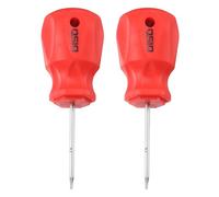 sourcing map 2pcs Small Hex Screwdriver T6 105mm Length S2 Steel Magnetic Head Metric Mini Plum Hexagon Screw Driver with Non-Slip Handle for Tight Spaces Hand Tools, Silver