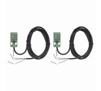 sourcing map 2Pcs SN04-N Inductive Proximity Sensor, DC 6-36V 200mA NPN NO Normally Open Detection Approach Proximity Switch Detector 4mm 3 Wire for Industrial Automation,Green