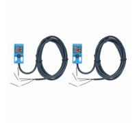 sourcing map 2Pcs SN04-N Inductive Proximity Sensor, DC 6-36V 200mA NPN NO Normally Open Detection Approach Proximity Switch Detector 4mm 3 Wire for Industrial Automation,Blue