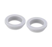 sourcing map 2Pcs Snap Rubber Grommet Plug Mount Dia 30mm ID 25mm Narrow Groove Width 2.5mm Seal Anti-Scratch for Electrical Box Cable Pipes Grey
