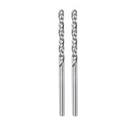 sourcing map 2pcs Solid Carbide Drill Bits 1.95mm C3/K10 Tungsten Carbide Precision Mini Micro Straight Shank Twist Drill Bit for Stainless Steel Metal Plastic Wood