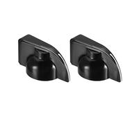sourcing map 2Pcs Speaker Control Knobs Power Amplifier Knobs for 6mm Dia. Shaft Potentiometer