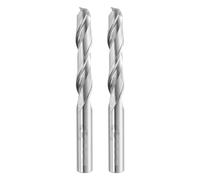 sourcing map 2pcs Spiral Router Bit 6mm Cut Dia 2 Flutes Up Cut End Mill Bits Milling Cutter for Wood Carving Engraving (6mm Shank 32mm Cut Length 60mm Long 30 Degree Helix HRC44-46)