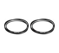 sourcing map 2Pcs SPZ-2500 Drive Wedge Belt V-Belt Industrial Power Rubber Transmission Belt 2500mm Pitch Girth,10mm Width, 8mm Height, 2513mm Outer Girth